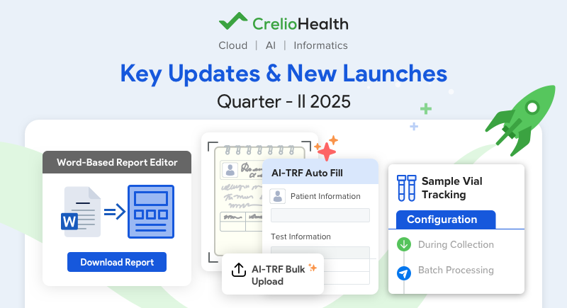 Latest Updates and New launches at CrelioHealth